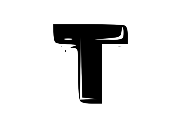 Fun Whacky Playful Mono Letter T V.1 Review