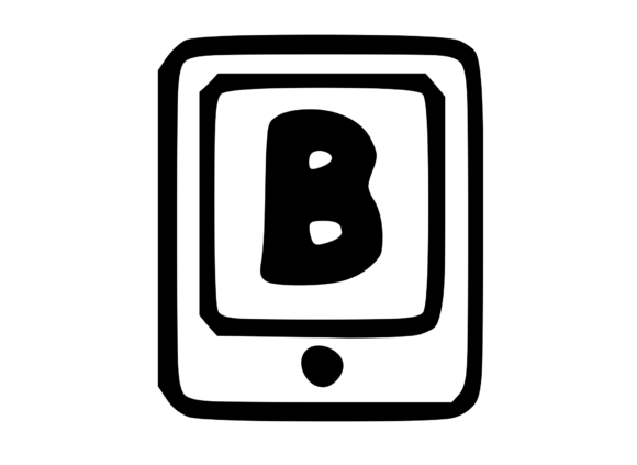 Mobile Tablet Device Mono Letter B Review