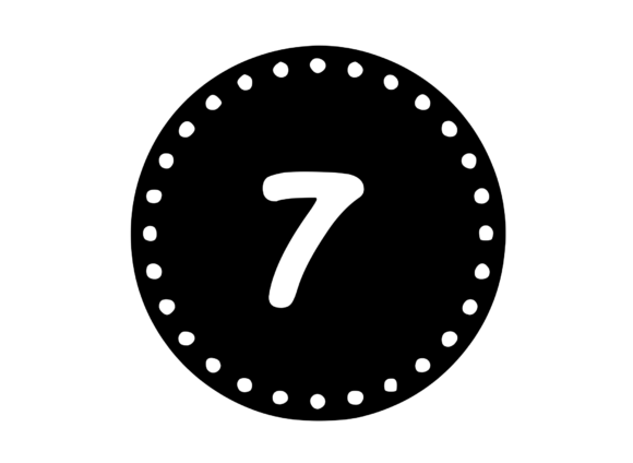 Mono Minted Gold Coin Number SVG 7 Review